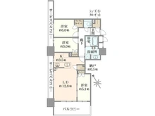 【東京都/豊島区東池袋】プラウドタワー東池袋 間取り図