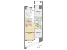 【東京都/豊島区上池袋】プラウドシティ上池袋 間取り図