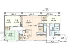 【東京都/板橋区南常盤台】メゾン南常盤台 間取り図
