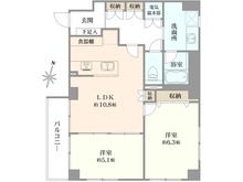 【東京都/板橋区蓮根】ライオンズマンション蓮根 間取り図