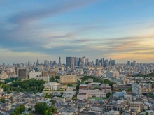 【東京都/豊島区南池袋】グランドミレーニア 眺望：夕景(ズームあり)