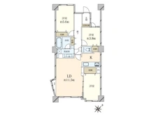 【埼玉県/新座市北野】志木北野 間取り図