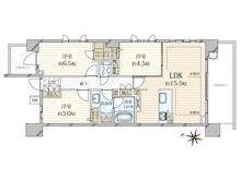 【東京都/文京区大塚】ザ・パークハウス文京護国寺 間取り図