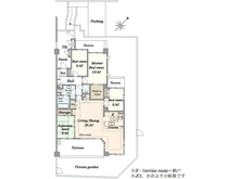 【東京都/西東京市ひばりが丘】フォレストレイクひばりヶ丘 H棟 間取り図