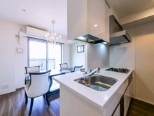 【東京都/渋谷区渋谷】ザ・パークハウス渋谷美竹 ダイニングキッチン