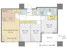 【東京都/豊島区南池袋】グランドミレーニア 間取り図