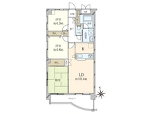 【東京都/足立区梅島】ベルモント梅島 間取り図