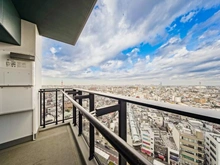 【東京都/北区上十条】ザ・タワー十条 バルコニー：北東側