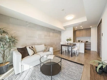 【東京都/品川区西五反田】プラウドタワー目黒MARC リビング・ダイニング：※家具・調度品は販売価格に含まれておりません