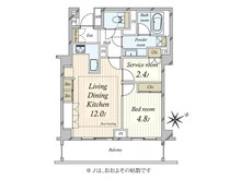 【東京都/港区南青山】パーク・コート南青山ヒルトップレジデンス 間取り図