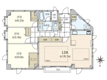 【東京都/渋谷区西原】代々木上原第一マンションズ 間取り図