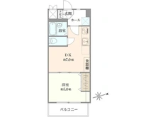 【東京都/渋谷区笹塚】パラシオン笹塚 間取り図
