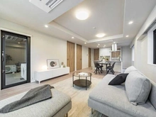 【東京都/世田谷区上用賀】アクシア上用賀 リビング・ダイニング：※家具・調度品等は販売価格に含まれておりません