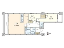 【東京都/港区六本木】麻布市兵衛町ホームズ 間取り図