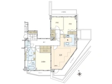 【東京都/目黒区青葉台】ノーツ目黒青葉台 間取り図