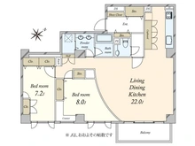 【東京都/渋谷区広尾】広尾ガーデンヒルズ B棟 間取り図