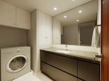 【東京都/渋谷区南平台町】南平台ハウス 内装完成予想図：洗面室
※完成予想図（パース）です
