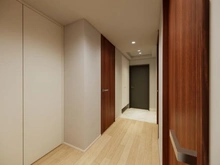 【東京都/渋谷区南平台町】南平台ハウス 内装完成予想図：廊下
※完成予想図（パース）です
