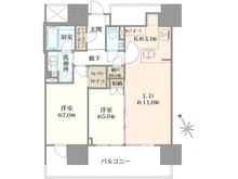 【東京都/渋谷区恵比寿】グランドヒルズ恵比寿 間取り図