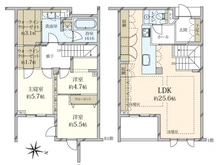 【東京都/大田区田園調布】田園調布パーク・マンション 間取り図