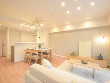 【神奈川県/川崎市中原区小杉御殿町】クレストフォルム武蔵小杉御殿町 リビング・ダイニング：※家具調度品等は販売価格に含まれません。