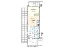 【東京都/渋谷区代々木】マンションアクロス代々木 間取り図