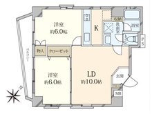 【東京都/渋谷区恵比寿】ドエリング恵比寿 間取り図