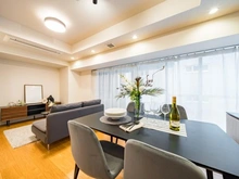 【東京都/港区赤坂】プレミスト赤坂翠嶺 リビング・ダイニング