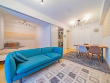 【東京都/渋谷区富ヶ谷】ブランクレア代々木公園 リビング・ダイニング：リビングダイニングと洋室