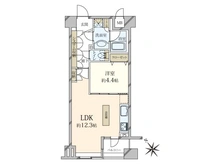 【東京都/荒川区西日暮里】CQレジデンシャル西日暮里ステーションフロント 間取り図