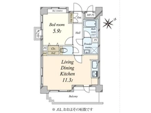 【東京都/渋谷区円山町】ライオンズマンション渋谷道玄坂 間取り図