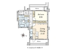 【東京都/渋谷区鉢山町】ルモンド代官山 間取り図