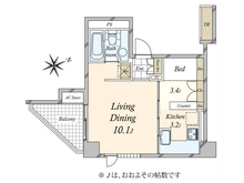 【東京都/港区南青山】レグノ・ラフィネ南青山 間取り図