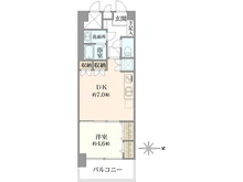 【東京都/新宿区西新宿】ハイネスロフティ 間取り図