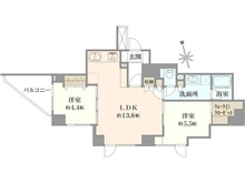 【東京都/港区南青山】レグノ・ラフィネ南青山 間取り図