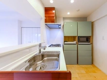 【東京都/目黒区駒場】ライオンズマンション駒場 キッチン：家具調度品は価格に含まれません