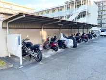 【神奈川県/川崎市川崎区藤崎】グリーンパーク川崎 敷地内：バイク置き場