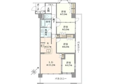 【神奈川県/相模原市南区相模大野】エクセレント相模大野 間取り図