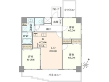 【神奈川県/相模原市南区上鶴間本町】クレアール相模大野 間取り図
