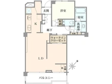 【東京都/目黒区東山】プレスティージュ目黒東山 間取り図