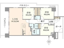 【東京都/町田市鶴間】グランノエル南町田 間取り図