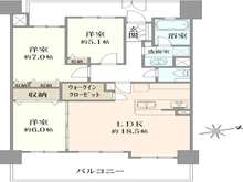 【東京都/町田市小川】グランセリーナ 間取り図