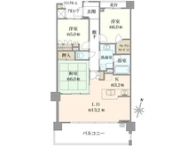 【神奈川県/大和市つきみ野】リーデンススクエアつきみ野 ソレイユコート 間取り図