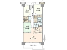 【神奈川県/海老名市国分南】ルネ・エアズヒル IV番館 間取り図