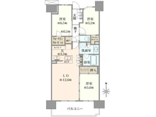 【神奈川県/相模原市中央区淵野辺】オハナ淵野辺ガーデニア シーズンレジデンス棟 間取り図