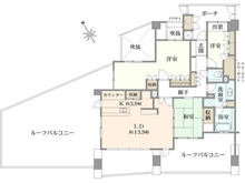 【神奈川県/川崎市麻生区王禅寺西】ヒルズ新百合ヶ丘 間取り図