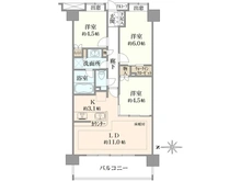 【神奈川県/厚木市中町】プレシス本厚木レジデンス 間取り図