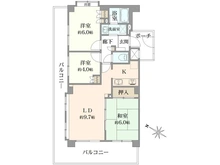 【神奈川県/相模原市中央区共和】ナイスパークステイツ淵野辺 間取り図