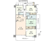 【神奈川県/大和市つきみ野】サーパスつきみ野 間取り図