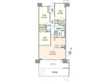 【神奈川県/大和市つきみ野】デュオヒルズ中央林間 間取り図